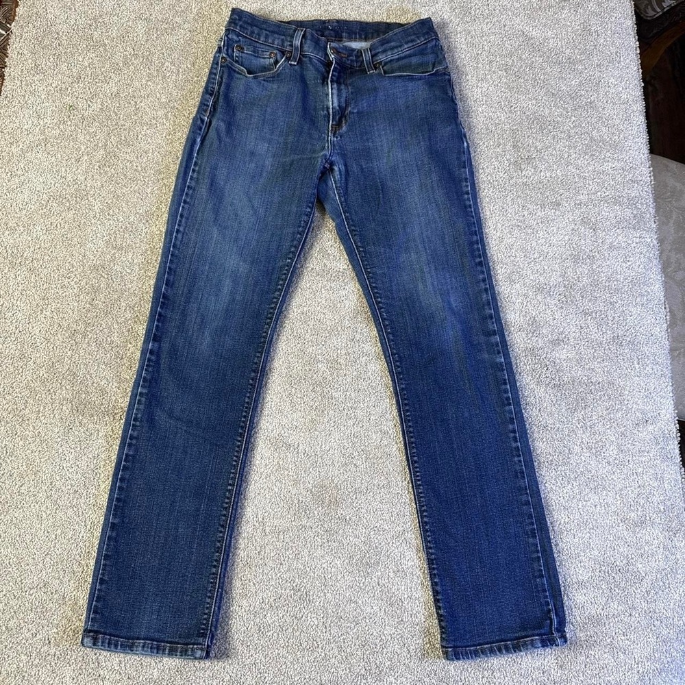 Mott & Bow Men's Jeans 31x32 Blue Denim Cotton Preppy Casual Straight Leg